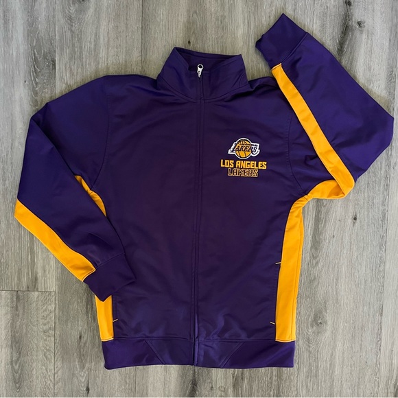 NBA Other - NBA Purple and Gold Lakers Jacket with Mock Neck